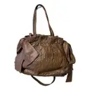 Ribbon leather handbag Prada