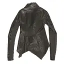 Rick Owens Leather blazer for sale