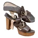 Leather sandal Robert Clergerie