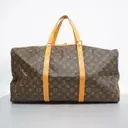 Sac souple leather travel bag Louis Vuitton