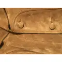 Leather trench coat Saint Laurent