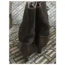 Leather ankle boots Salvatore Ferragamo - Vintage