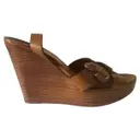 Brown Leather Sandals Chloé