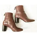 Leather ankle boots Sandro