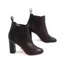 Santoni Leather ankle boots for sale