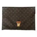 Serviette Ambassadeur leather clutch bag Louis Vuitton - Vintage