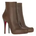 So Kate Booty leather ankle boots Christian Louboutin