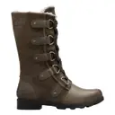 Leather ankle boots Sorel