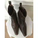 Leather western boots Robert Clergerie