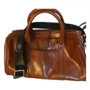 Leather weekend bag S.T. Dupont