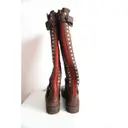 Leather boots Steve Madden