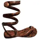 The Spiral leather sandal Bottega Veneta