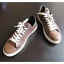 Leather low trainers Tod's