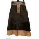 Leather mid-length skirt Tommy Hilfiger
