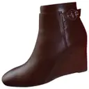 Leather ankle boots Tory Burch
