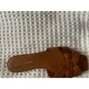 Tribute leather sandal Saint Laurent