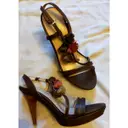 Leather sandals Twinset
