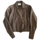 Leather biker jacket Yves Saint Laurent