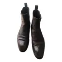Leather boots Yves Saint Laurent