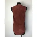 Leather short vest Zapa