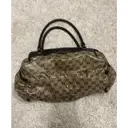 D-Ring patent leather handbag Gucci