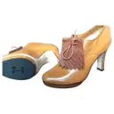 Brown Patent leather Heels Repetto