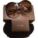 Brown Plastic Sunglasses Tom Ford