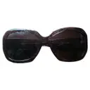 Brown Plastic Sunglasses Chanel