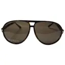 Brown Plastic Sunglasses Gucci