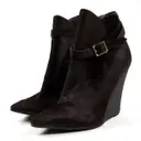 Burberry Pony-style calfskin ankle boots for sale