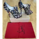 Buy Christian Louboutin Pony-style calfskin ankle boots online