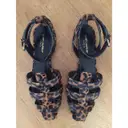 Buy Saint Laurent Oak pony-style calfskin sandals online