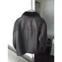 Calvin Klein Shearling biker jacket for sale