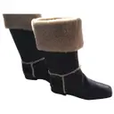 Shearling boots Pollini