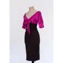 Diane Von Furstenberg Silk mid-length dress for sale - Vintage
