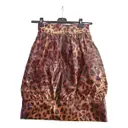 Silk mid-length skirt Dolce & Gabbana