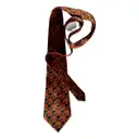 Silk tie Lanvin - Vintage