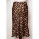 Buy Miu Miu Silk mid-length skirt online