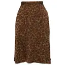 Silk mid-length skirt Tucker