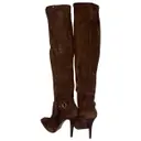 Buy GUESS Brown Suede Boots online