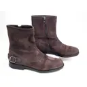 Buy Hogan Brown Suede Boots online