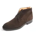 Brown Suede Boots Tod's