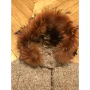 Fur Hood tweed puffer Moncler