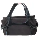 Velvet handbag Lancel