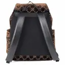 Marmont velvet backpack Gucci