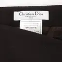 Buy Christian Dior Brown Wool Skirt online
