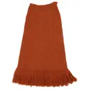 Wool maxi skirt Hermès - Vintage