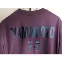 Burgundy Cotton T-shirt Y-3 by Yohji Yamamoto