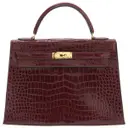 Kelly crocodile handbag Hermès - Vintage