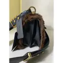 Cahier faux fur crossbody bag Prada